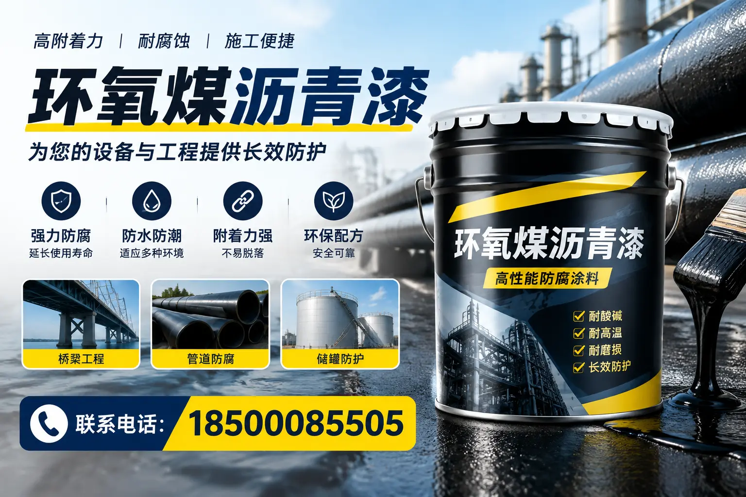 环氧煤沥青漆与其他涂料的对比分析,助力东宁企业决策